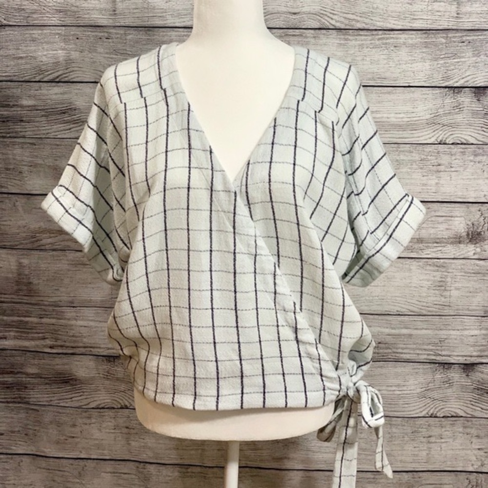 Free people woven wrap top